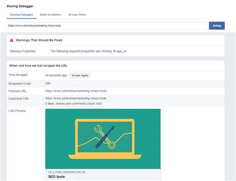 facebook linter|facebook open graph debugger.